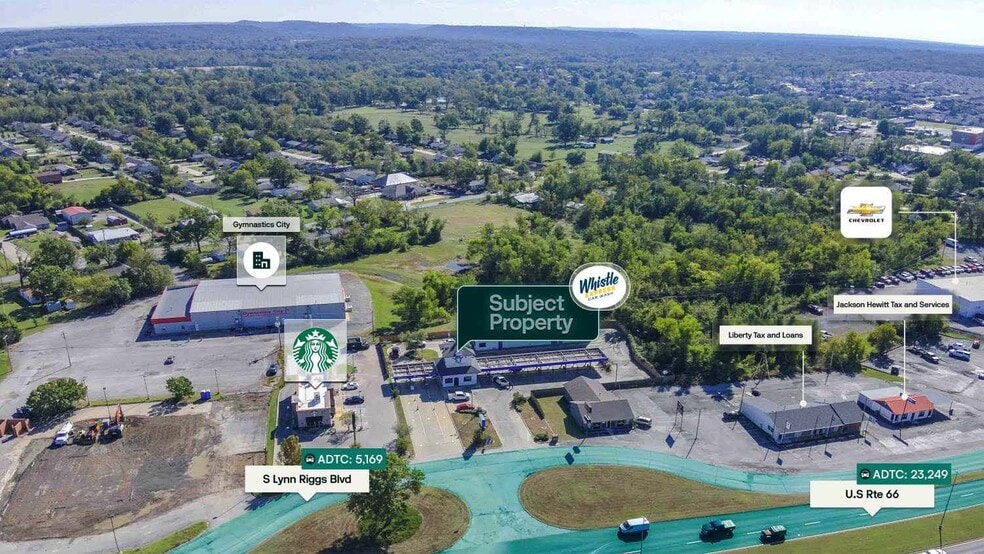 1114 S Lynn Riggs Blvd, Claremore, OK for sale - Aerial - Image 3 of 3