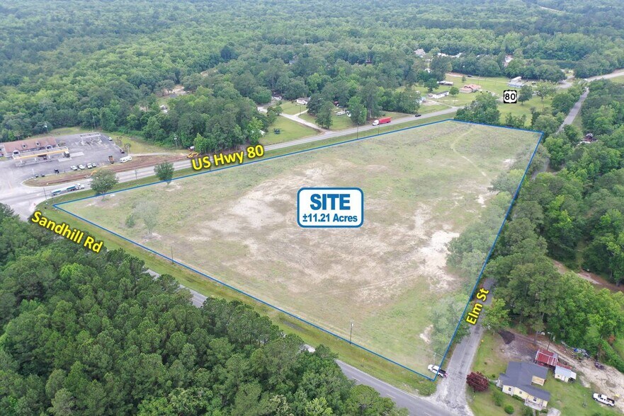 166 US 80, Guyton, GA 31312 ±11.21 Commercial Acres on US Hwy 80