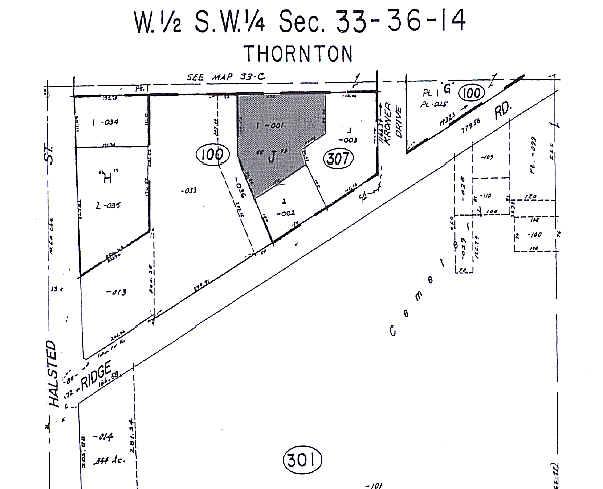 732-744 Ridge Rd, Homewood, IL for sale - Plat Map - Image 1 of 1