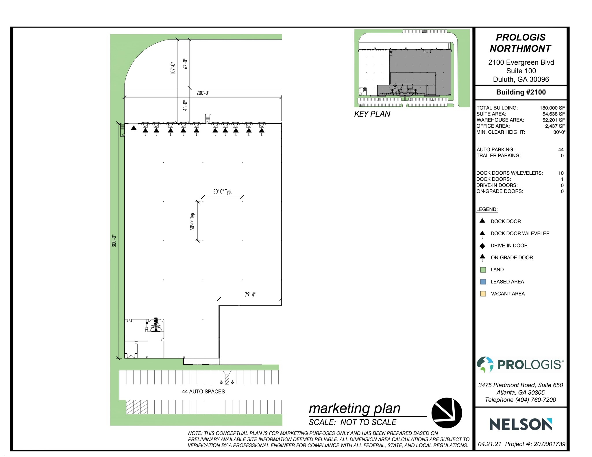 2100 Evergreen Blvd, Duluth, GA for lease Site Plan- Image 1 of 1