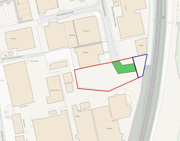 12 Progress Dr, Cannock for lease - Site Plan - Image 2 of 2