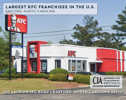 KFC (800+ UNIT OPERATOR) – RAEFORD, NC - NNN Property