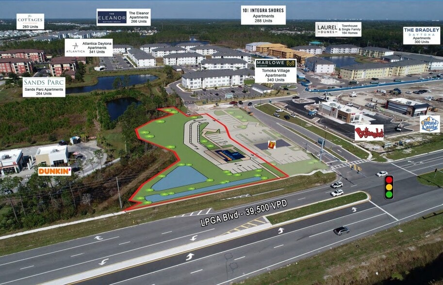 1972 Lpga Blvd, Daytona Beach, FL for sale - Site Plan - Image 3 of 5