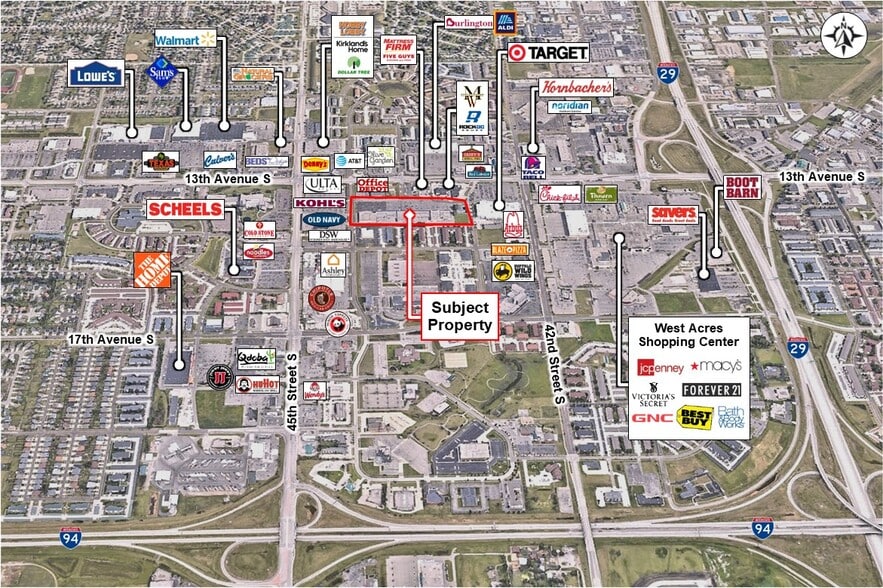 4340 13th Ave S, Fargo, ND for lease - Aerial - Image 2 of 2