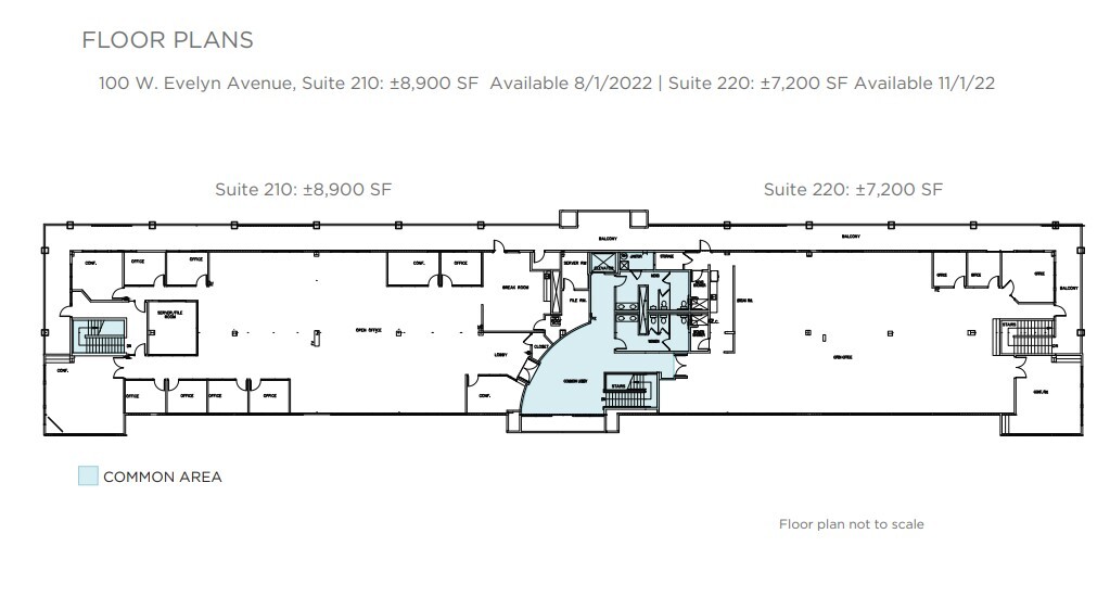 150 W Evelyn Ave, Mountain View, CA for lease Floor Plan- Image 1 of 1