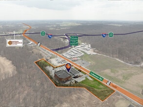 3091 Lebanon Rd, Manheim, PA - Aerial map view