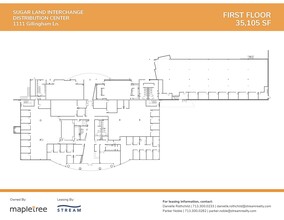 1111-1113 Gillingham Ln, Sugar Land, TX for lease Floor Plan- Image 1 of 1