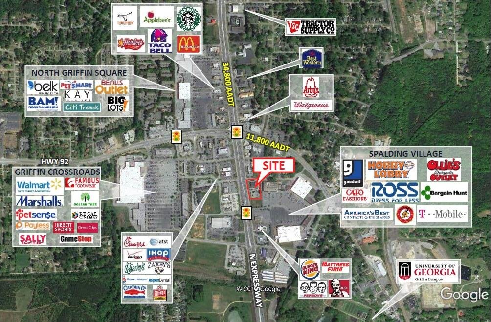 1590 N Expressway, Griffin, GA for sale Aerial- Image 1 of 1