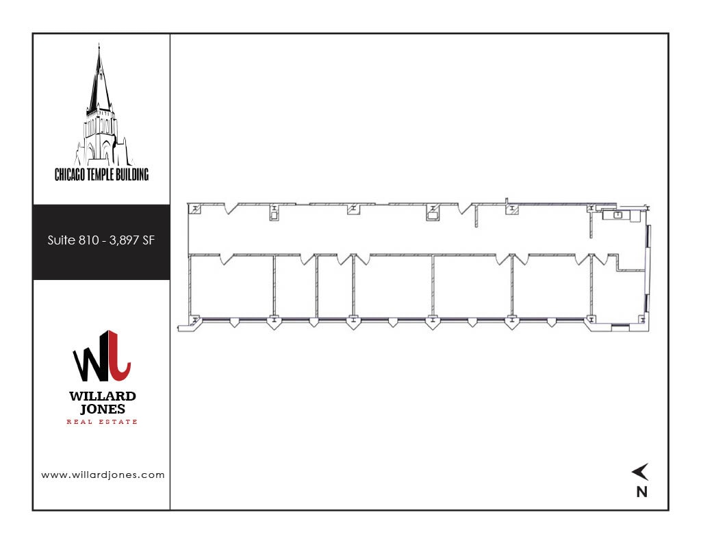 77 W Washington St, Chicago, IL for lease Floor Plan- Image 1 of 1