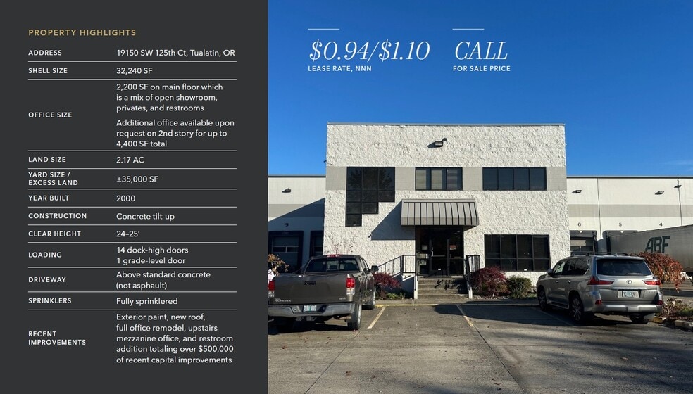 19150 SW 125th Ct, Tualatin, OR for lease - Building Photo - Image 2 of 6