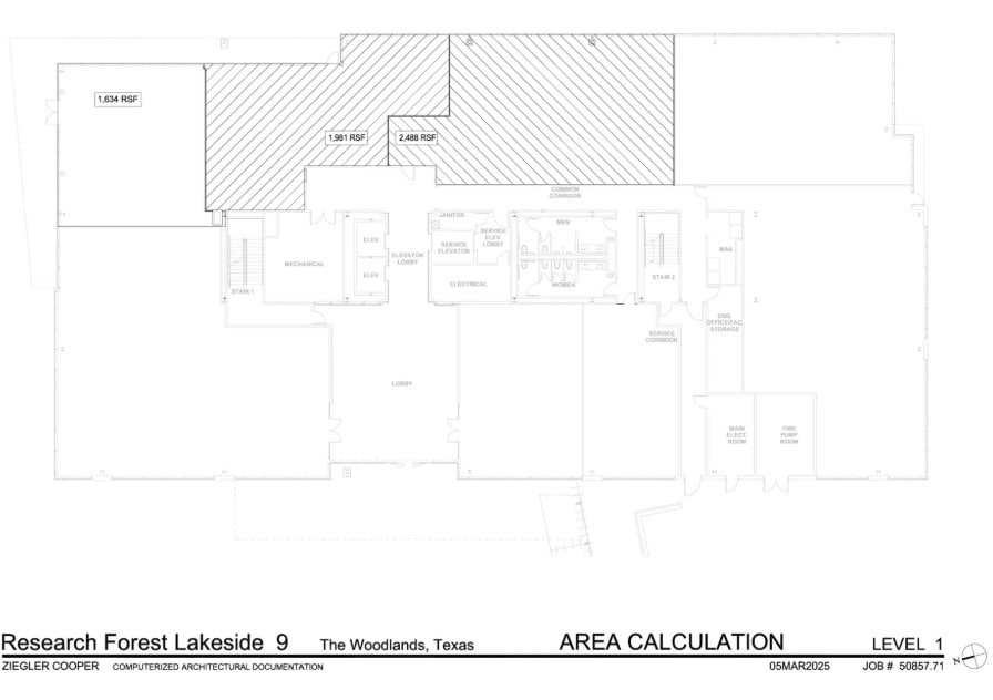 9709 Lakeside Blvd, The Woodlands, TX for lease Floor Plan- Image 1 of 1