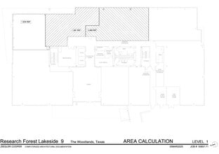 9709 Lakeside Blvd, The Woodlands, TX for lease Floor Plan- Image 1 of 1