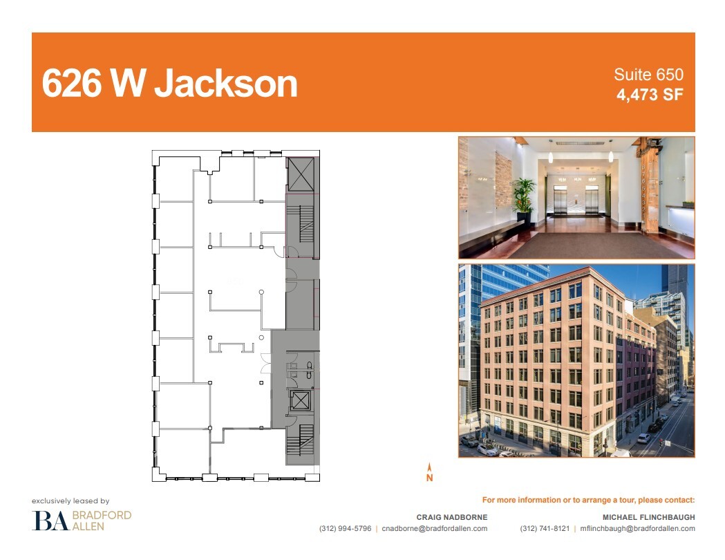 626 W Jackson Blvd, Chicago, IL for lease Floor Plan- Image 1 of 10