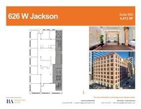 626 W Jackson Blvd, Chicago, IL for lease Floor Plan- Image 1 of 10