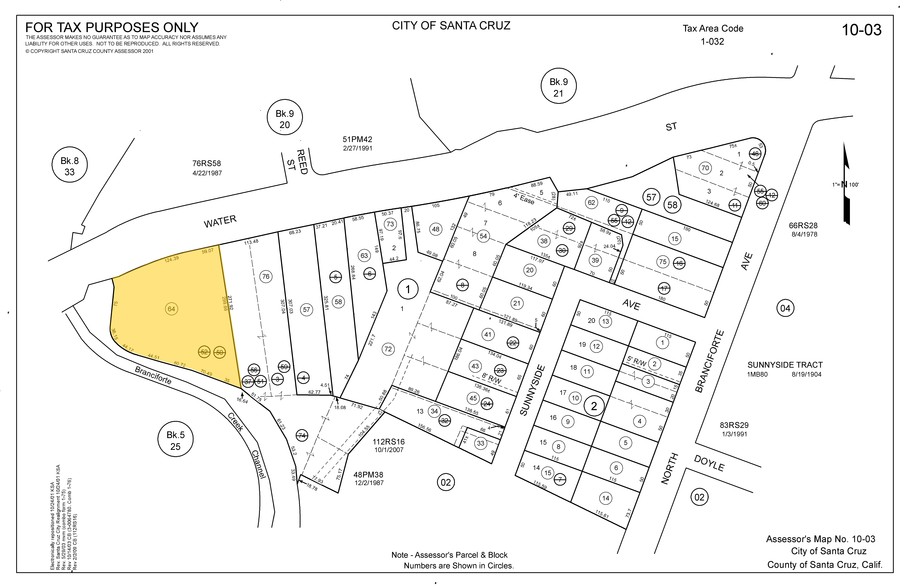 620 Water St, Santa Cruz, CA for lease - Plat Map - Image 3 of 3