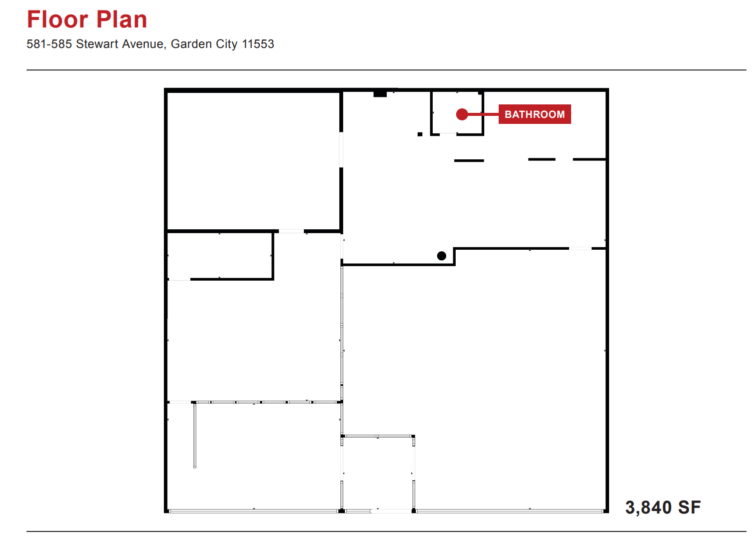 581 Stewart Ave, Garden City, NY for lease Floor Plan- Image 1 of 1