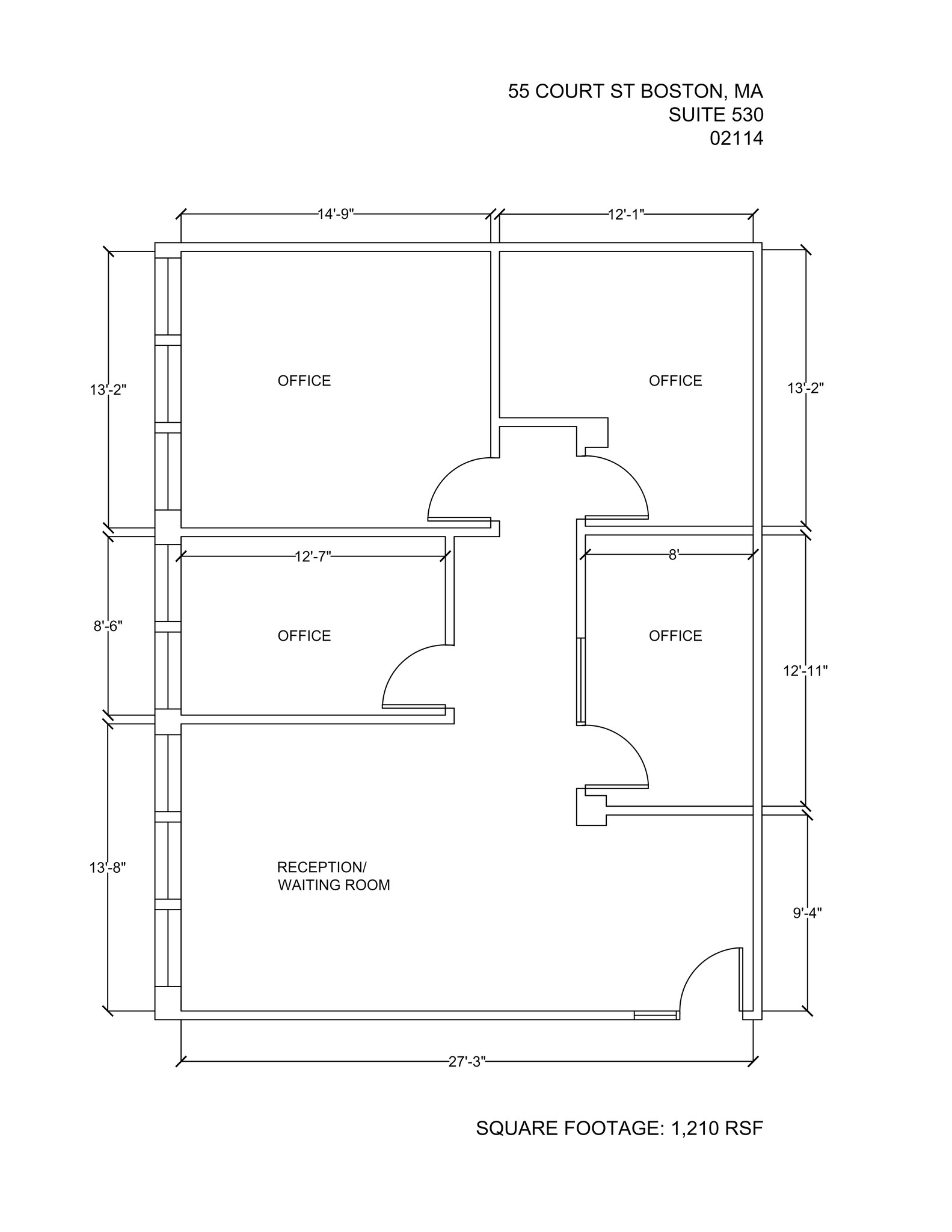 55 Court St, Boston, MA for lease Site Plan- Image 1 of 1