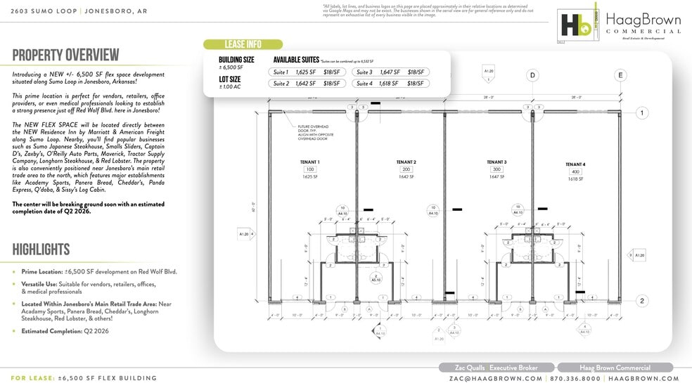 2603 Sumo Loop, Jonesboro, AR for lease - Floor Plan - Image 2 of 6
