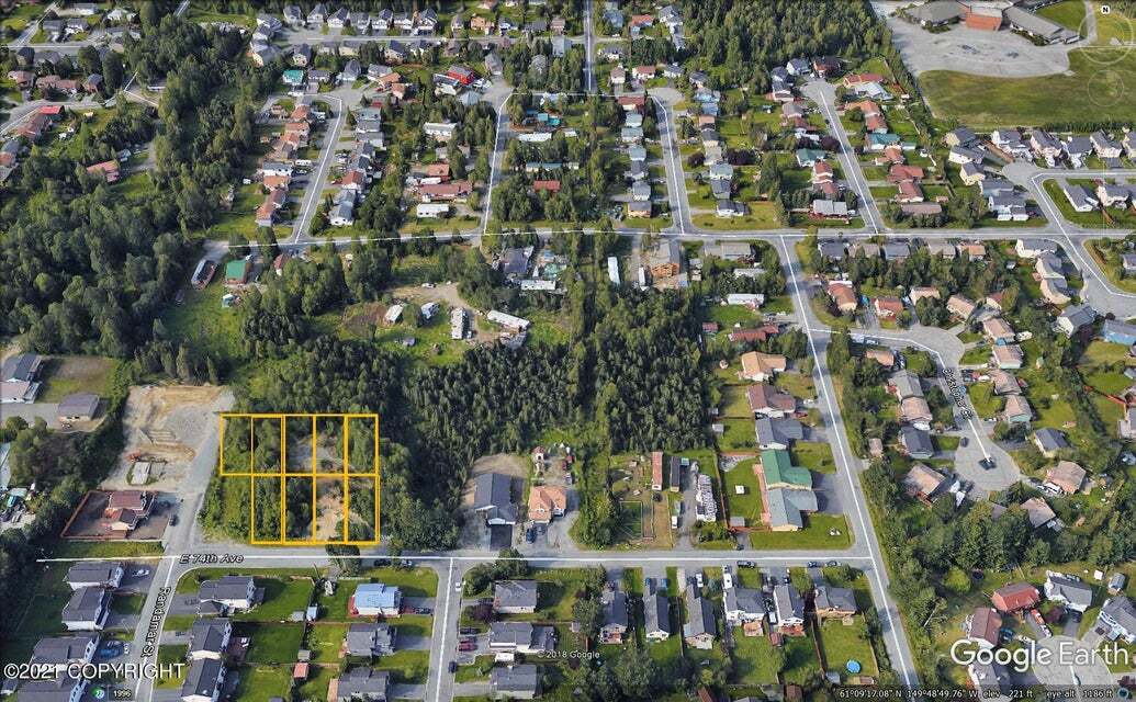 000 E 74th Ave, Anchorage, AK for sale Aerial- Image 1 of 2