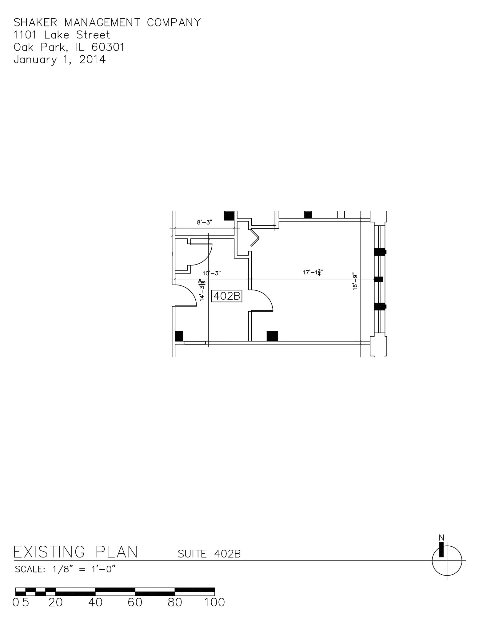 1100 Lake St, Oak Park, IL for lease Site Plan- Image 1 of 1