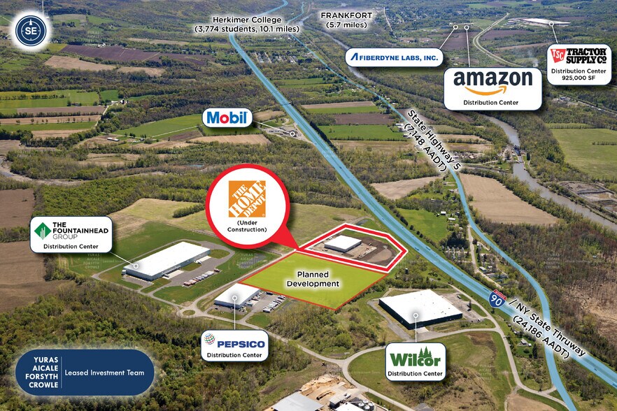 186 Usyk Dr, Frankfort, NY 13340 Home Depot LastMile Distribution