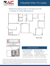 16021 Arrow Hwy, Irwindale, CA for lease Floor Plan- Image 1 of 1