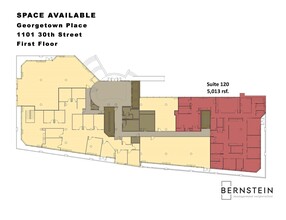 1101 30th St NW, Washington, DC for lease Floor Plan- Image 2 of 2