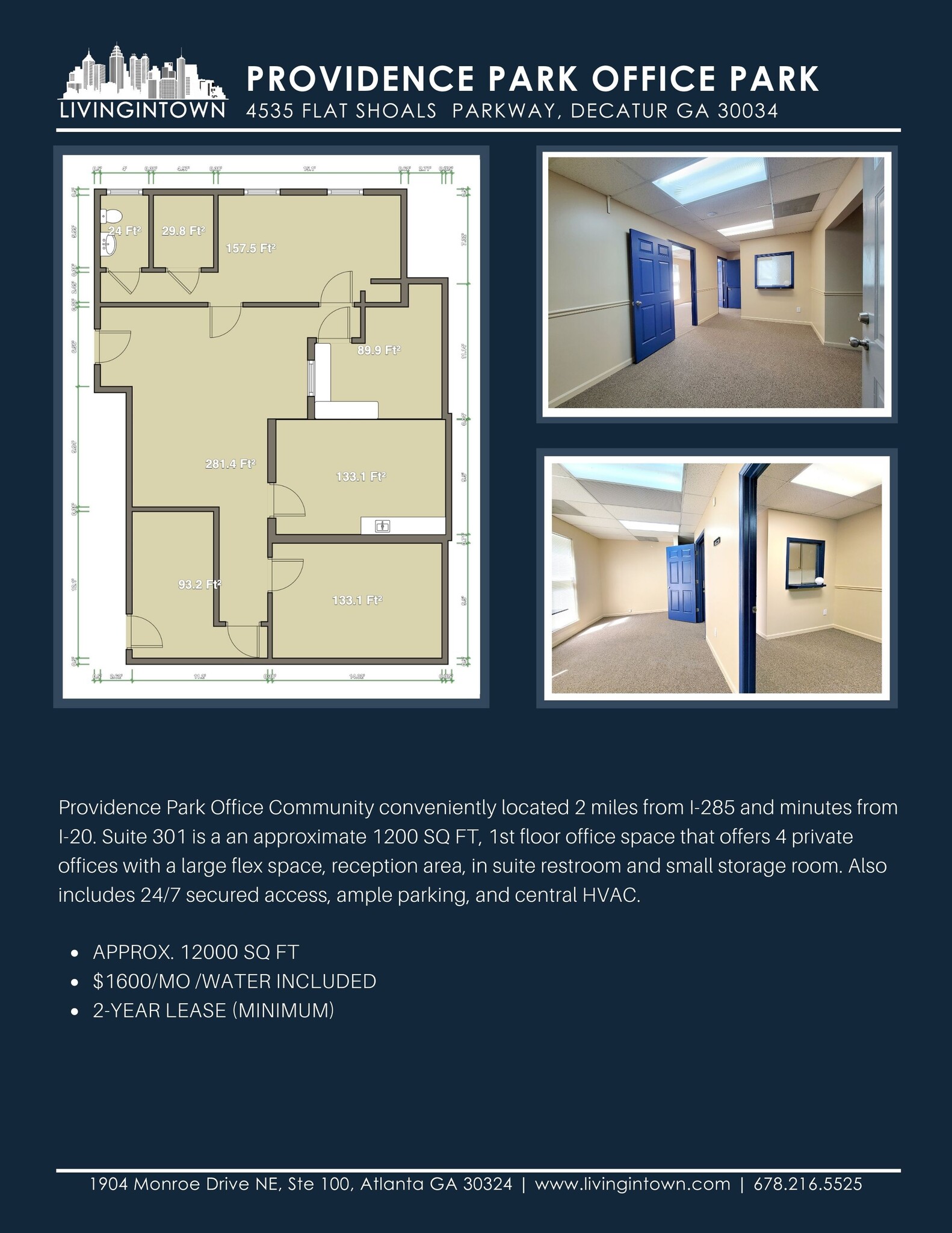 4525 Flat Shoals Pky, Decatur, GA for lease Building Photo- Image 1 of 6