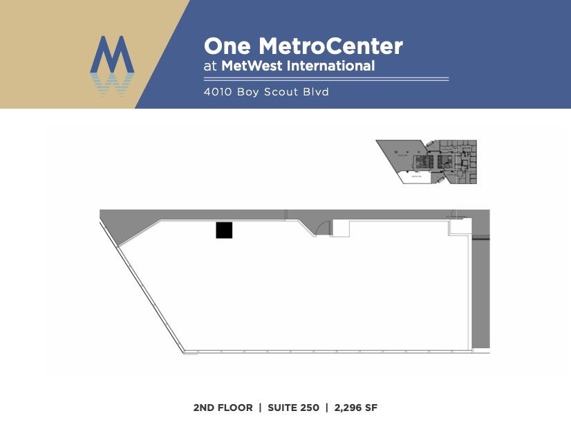 4010 W Boy Scout Blvd, Tampa, FL for lease Floor Plan- Image 1 of 1