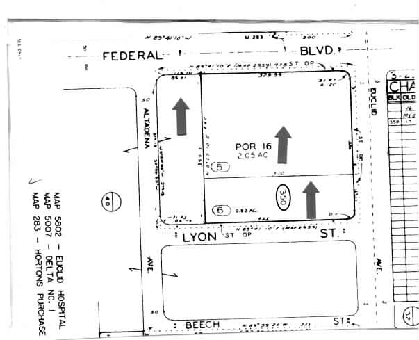 5071-5075 Federal Blvd, San Diego, CA for lease - Plat Map - Image 2 of 4