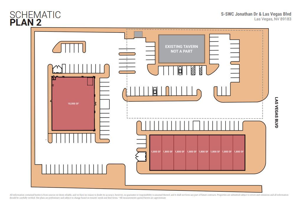 S SWC Jonathan Dr & Las Vegas Blvd, Las Vegas, NV for lease Site Plan- Image 1 of 1