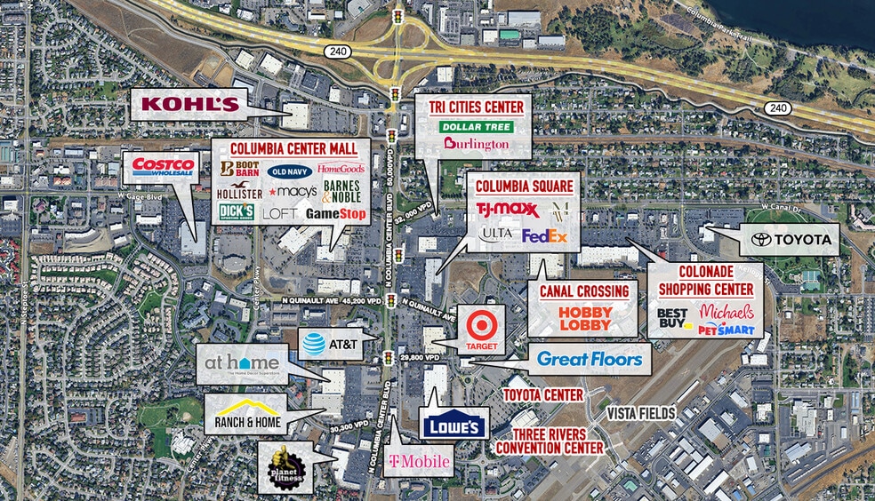 845 N Columbia Center Blvd, Kennewick, WA for lease - Building Photo - Image 2 of 4