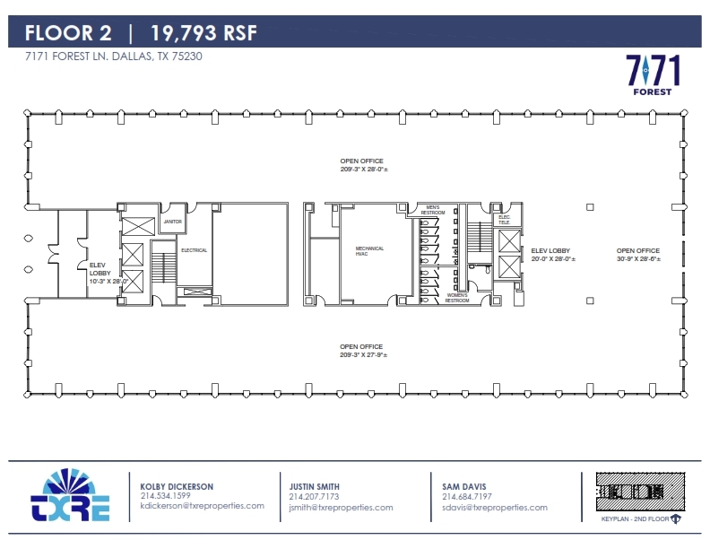 7171 Forest Ln, Dallas, TX for lease Floor Plan- Image 1 of 1