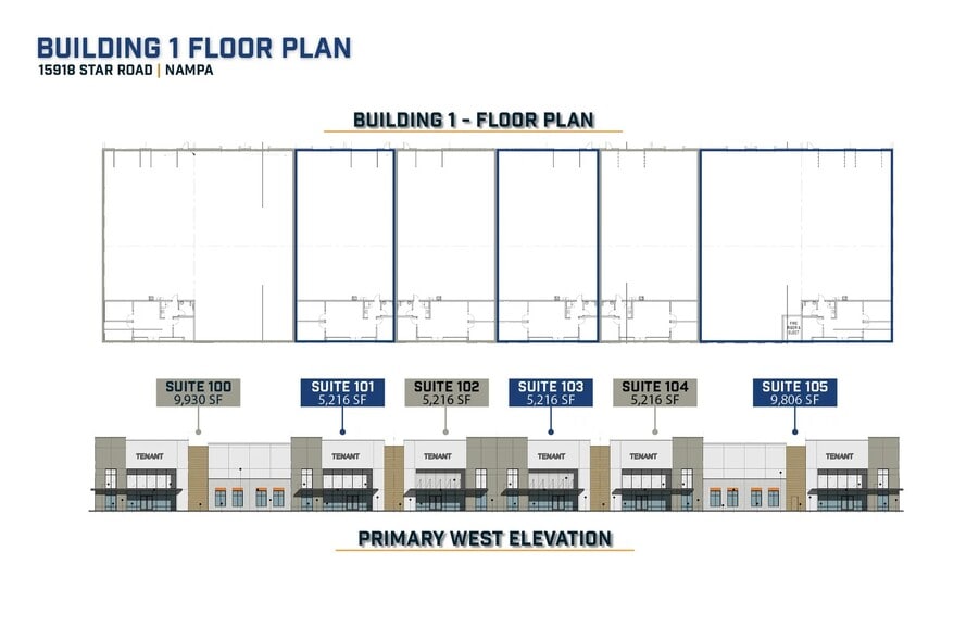 15918 Star Rd, Nampa, ID for lease - Floor Plan - Image 3 of 5