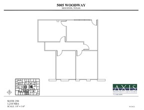 5005 Woodway Dr, Houston, TX for lease Floor Plan- Image 1 of 1