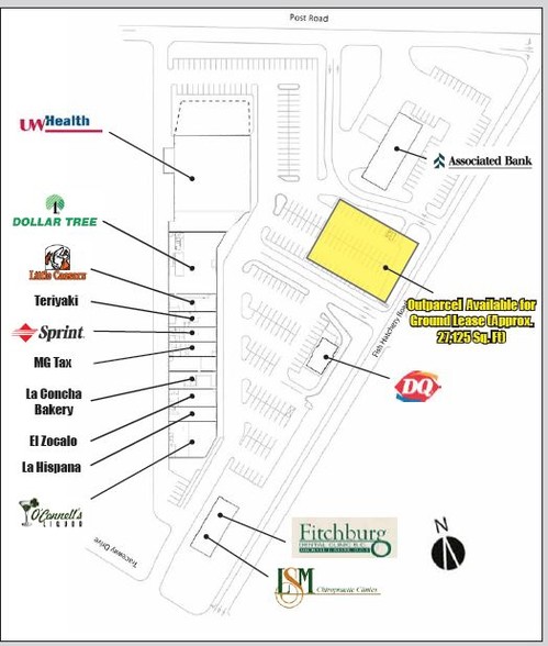 3034 Fish Hatchery Rd, Fitchburg, WI for lease - Site Plan - Image 3 of 3