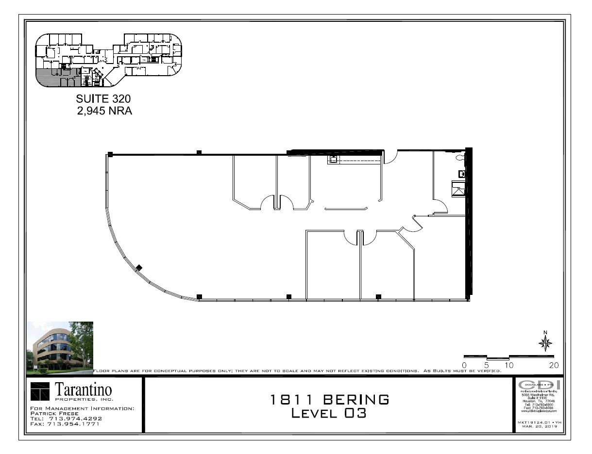 1811 Bering Dr, Houston, TX for lease Floor Plan- Image 1 of 1