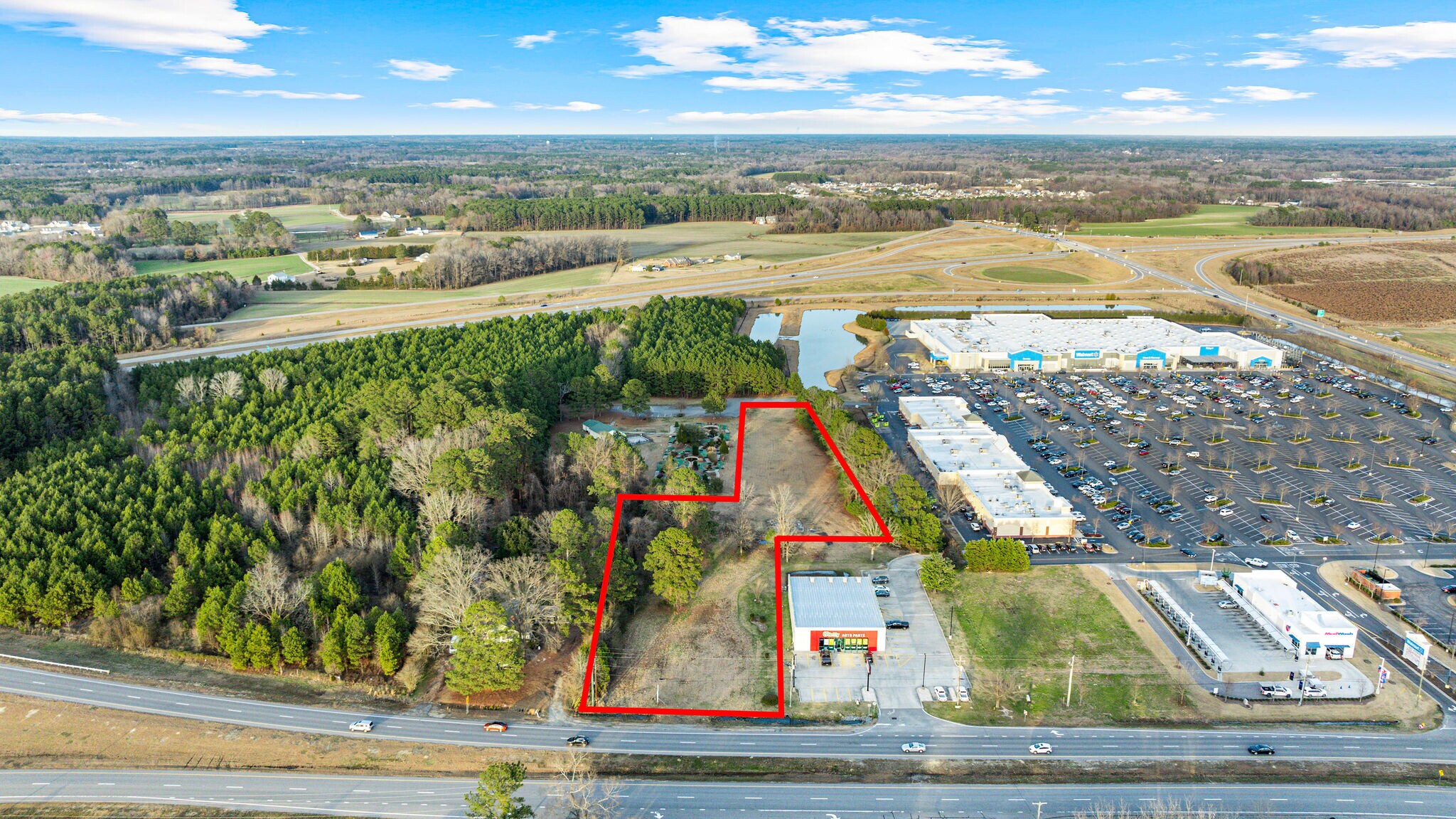 2950 W Us Hwy 70, Goldsboro, NC for sale Aerial- Image 1 of 14