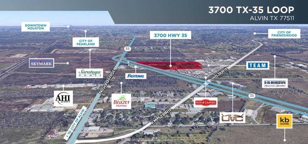 3700 TX-35 Loop, Alvin, TX for sale - Aerial - Image 2 of 2