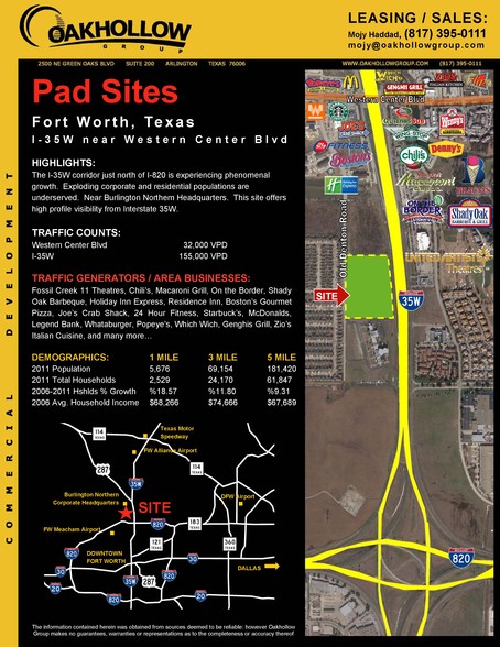 I-35 Hwy, Fort Worth, TX for lease - Building Photo - Image 1 of 1