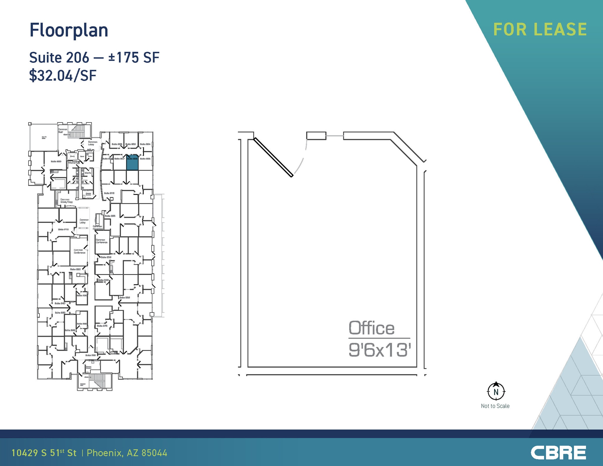 10429 S 51st St, Phoenix, AZ for lease Floor Plan- Image 1 of 1
