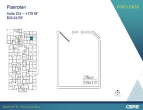 10429 S 51st St, Phoenix, AZ for lease Floor Plan- Image 1 of 1