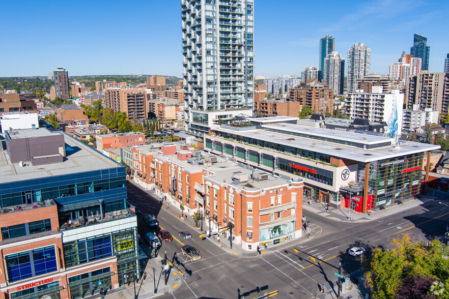 908 17th Ave SW, Calgary, AB for lease - Aerial - Image 3 of 5