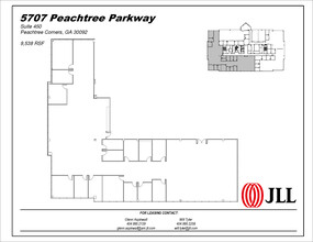 5707 Peachtree Pky, Peachtree Corners, GA for lease Floor Plan- Image 2 of 8