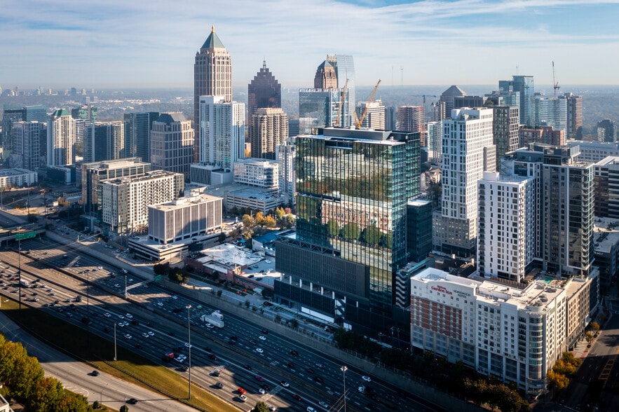 1020 Spring St, Atlanta, GA for lease - Aerial - Image 2 of 24
