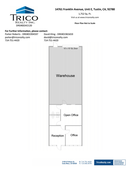 14731 Franklin Ave, Tustin, CA for lease - Floor Plan - Image 3 of 6