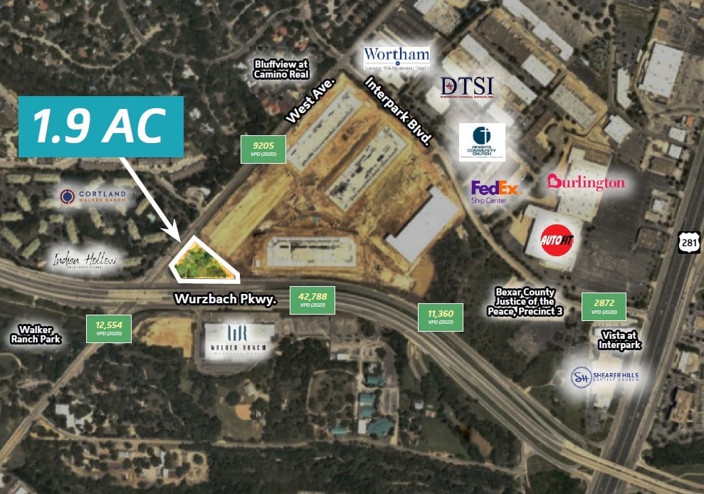 Interpark Blvd, San Antonio, TX 78216 Interpark Land Tracts