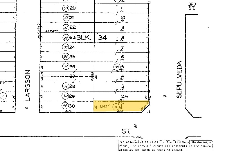 201-207 N Sepulveda Blvd, Manhattan Beach, CA for sale - Plat Map - Image 3 of 3