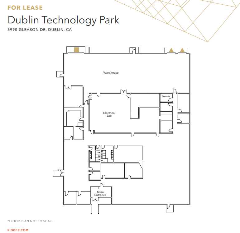 5990-5996 Gleason Dr, Dublin, CA for lease Floor Plan- Image 1 of 1