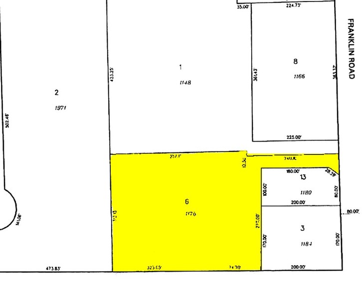 1176 Franklin Gateway, Marietta, GA for lease - Plat Map - Image 2 of 8